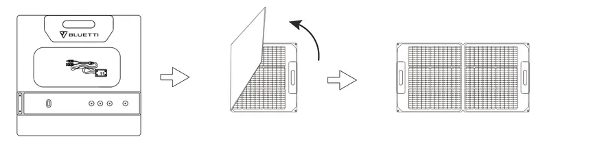 Diagrama numerado do Bluetti PV100